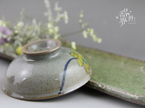 器世界原创纯手工手绘莲花杯 喧嚣中的宁静与生活本真