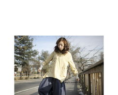 2012秋装新原创文艺棉麻阔腿裤 清新文艺范的创作与演绎